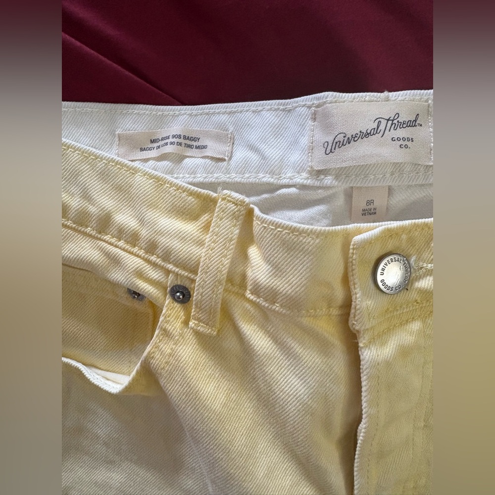 nwt- Universal Thread Basic Yellow Jeans
Five poc… - image 5